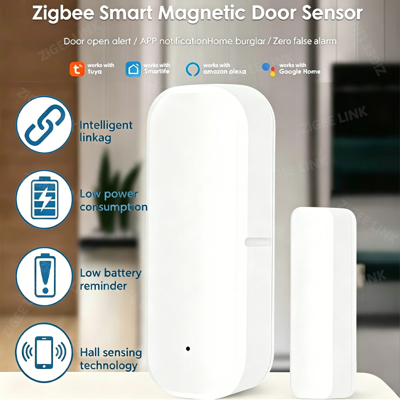 Home Security Equipment - Door Window Sensor ZigBee Door Open