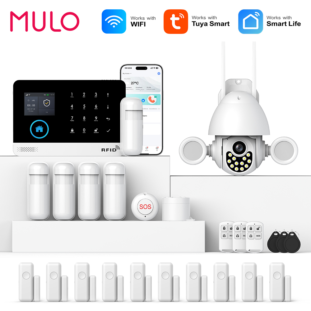 Home Security System Installation - MULO Alarm System For Home Burglar