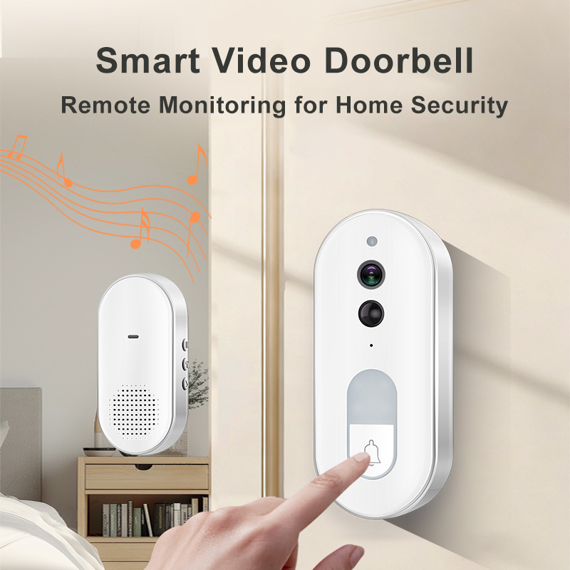 Home Security Doorbell Camera - Tuya Smart Video Doorbell Wireless 1080P
