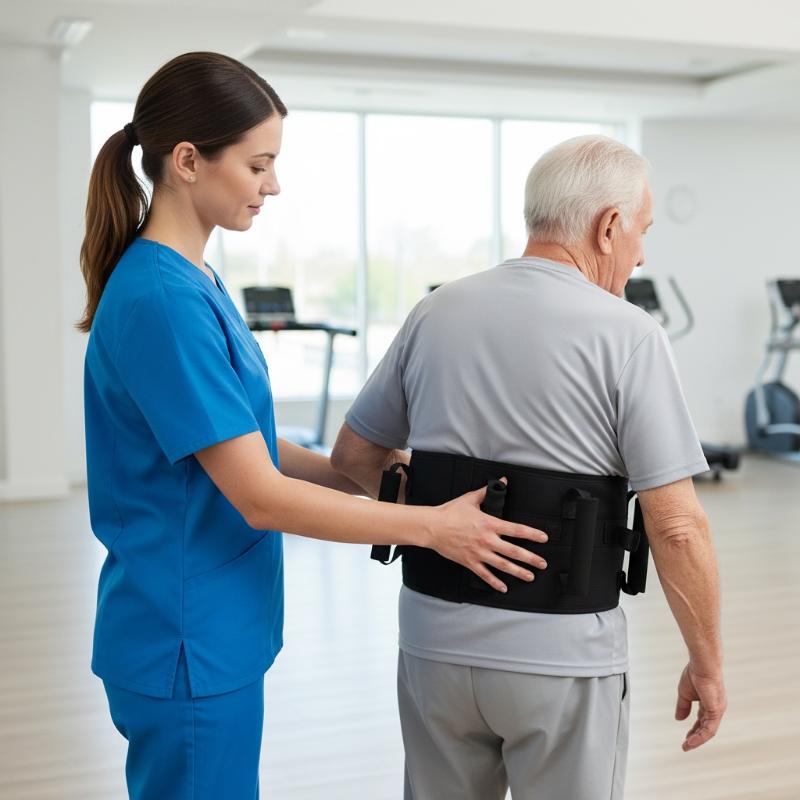 Home Security For Seniors - 【L】Elderly Transfer Gait Belt With 7