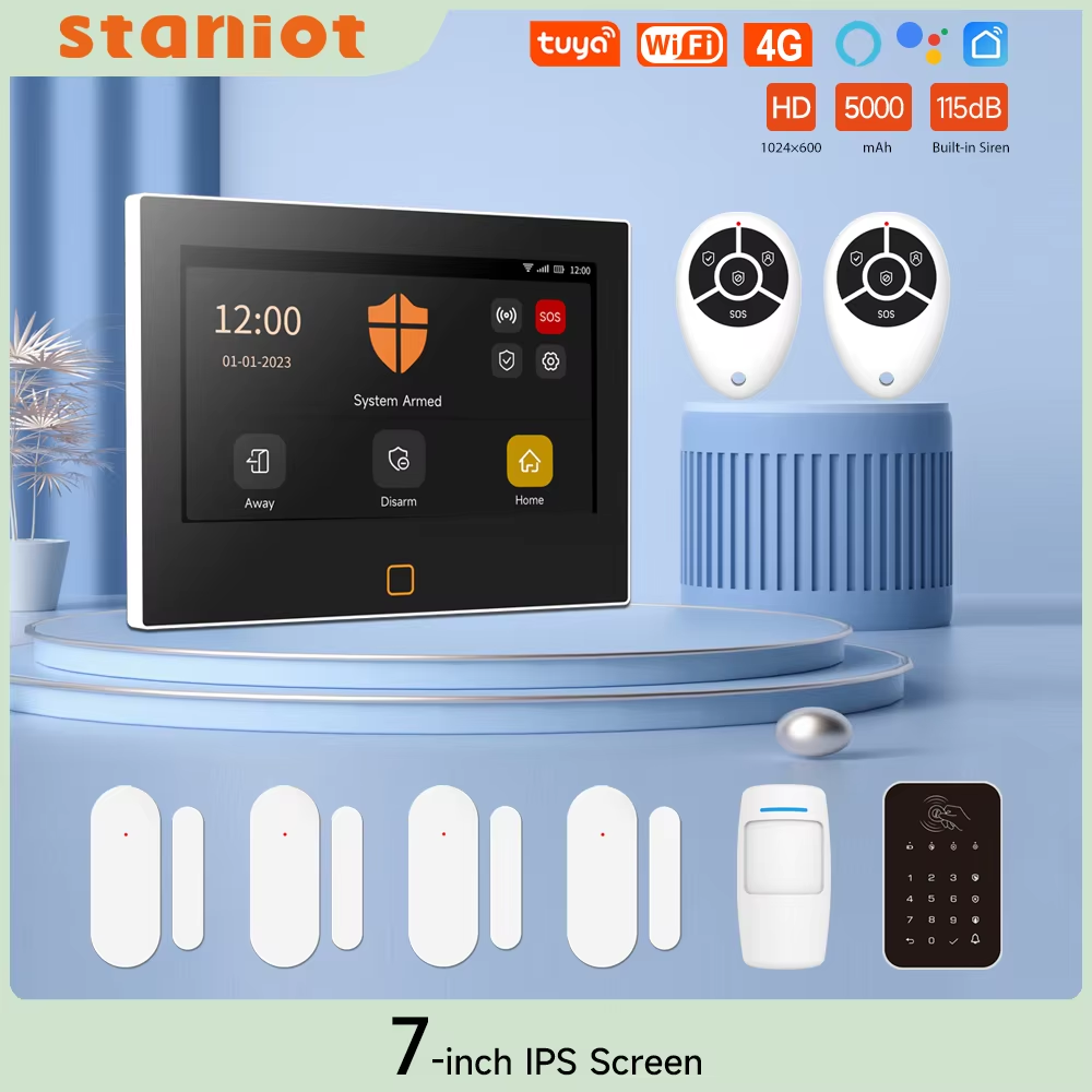 Home Security System Installation - Staniot 7 inch HD Alarm System