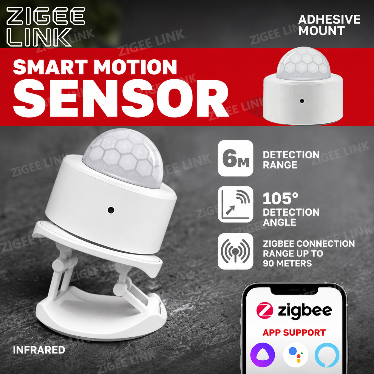 Zigbee PIR Motion Sensor Human - Home Security Tools 评论和价格