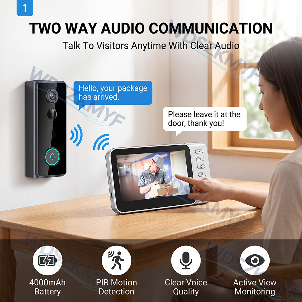 New Smart Wireless Doorbells V - Home Security Doorbell Camera 评论和价格