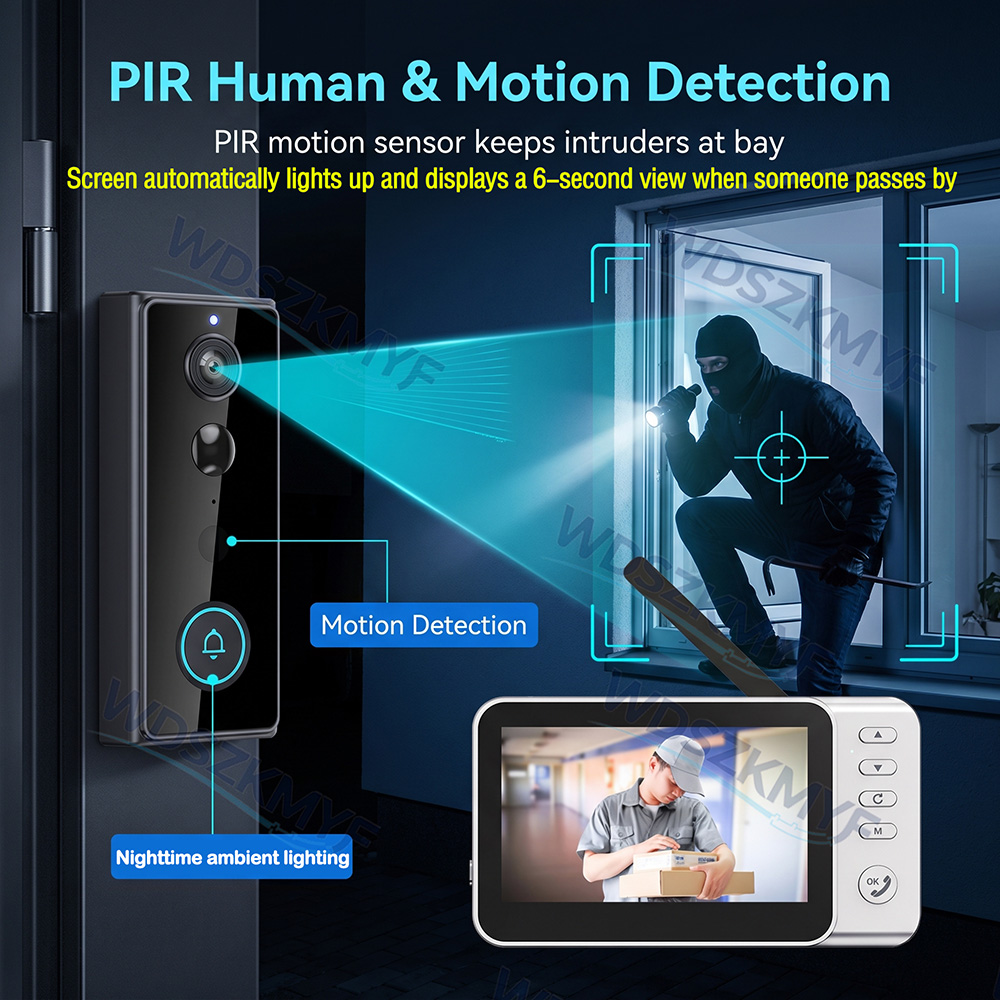 New Smart Wireless Doorbells V - Home Security Doorbell Camera 评论和价格
