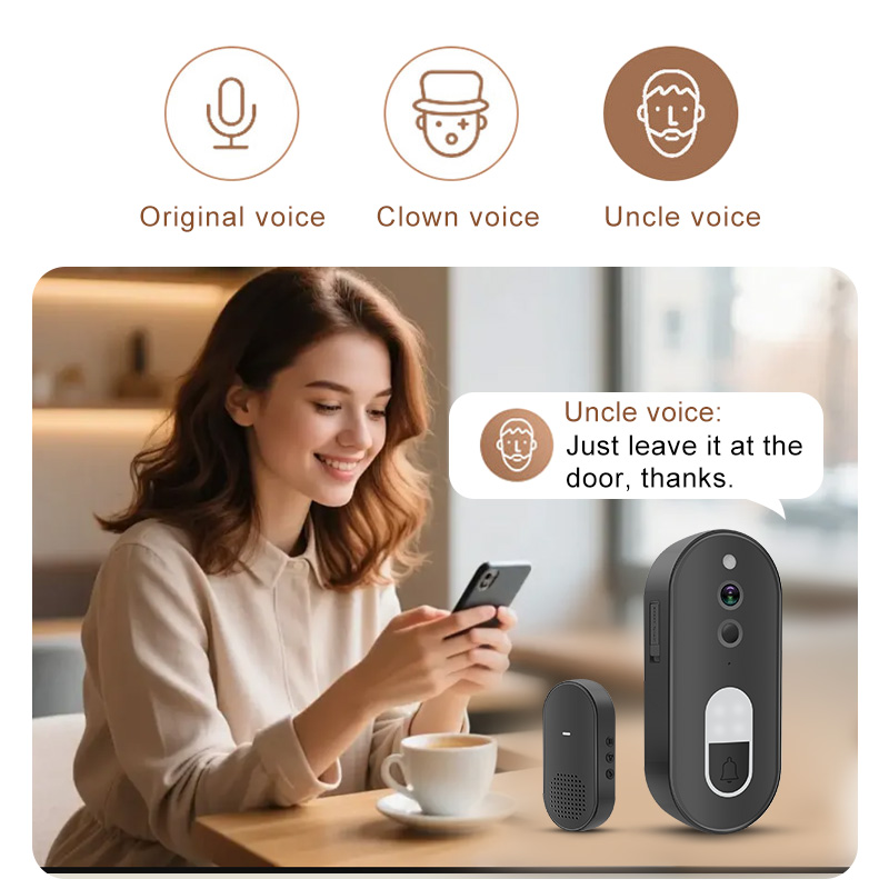 Tuya 1080P HD Wireless WiFi Vi - Home Security Doorbell Camera 评论和价格