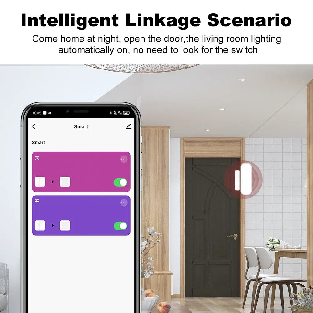 Door Window Sensor ZigBee Door - Home Security Equipment 评论和价格