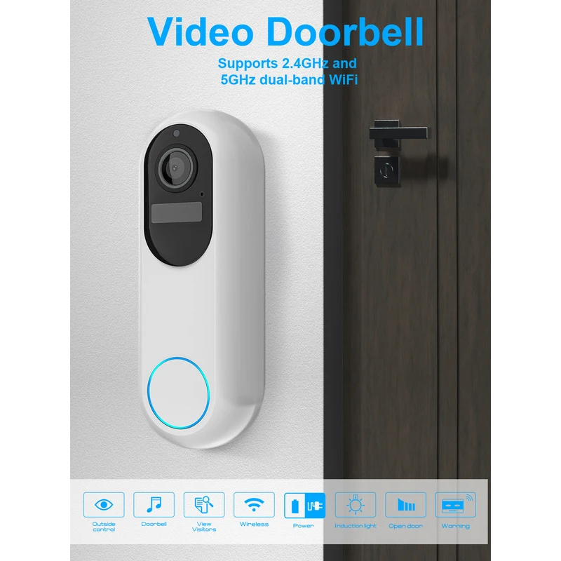 Tuya Smart Video Doorbell Wate - Home Security Doorbell Camera 评论和价格