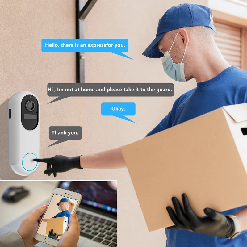 Tuya Smart Video Doorbell Wate - Home Security Doorbell Camera 评论和价格