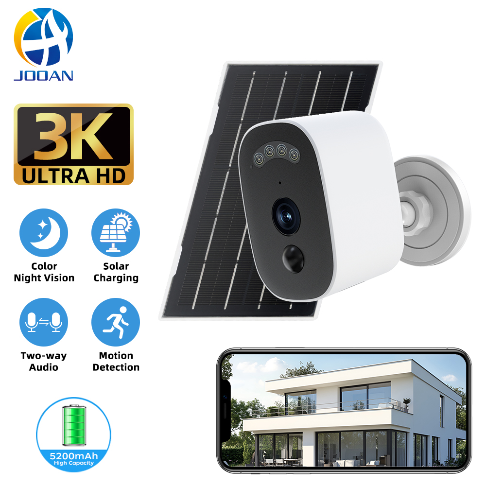 Jooan 3K HD Solar Security Cam - Home Security Services 评论和价格