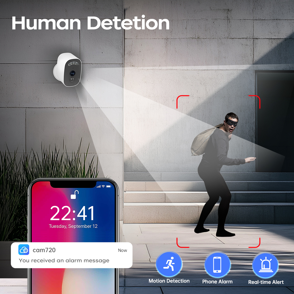 Jooan 3K HD Solar Security Cam - Home Security Services 评论和价格