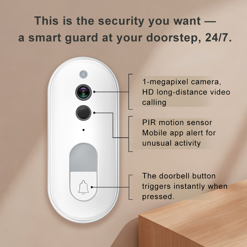 Tuya Smart Video Doorbell Wire - Home Security Doorbell Camera 评论和价格