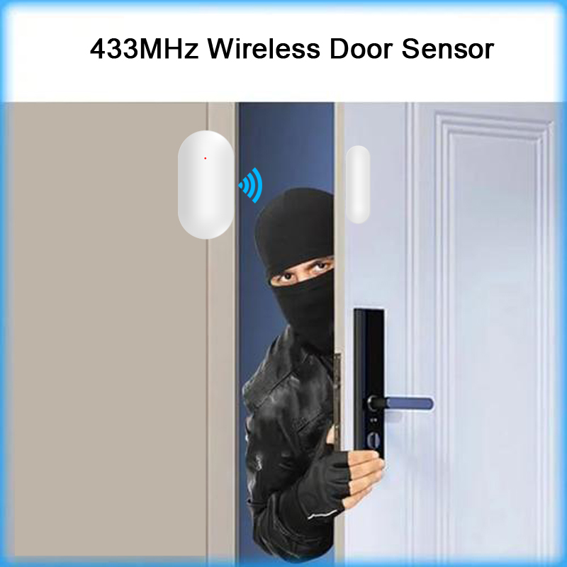 Mini Wireless Door Sensor 433M - Home Security Equipment 评论和价格