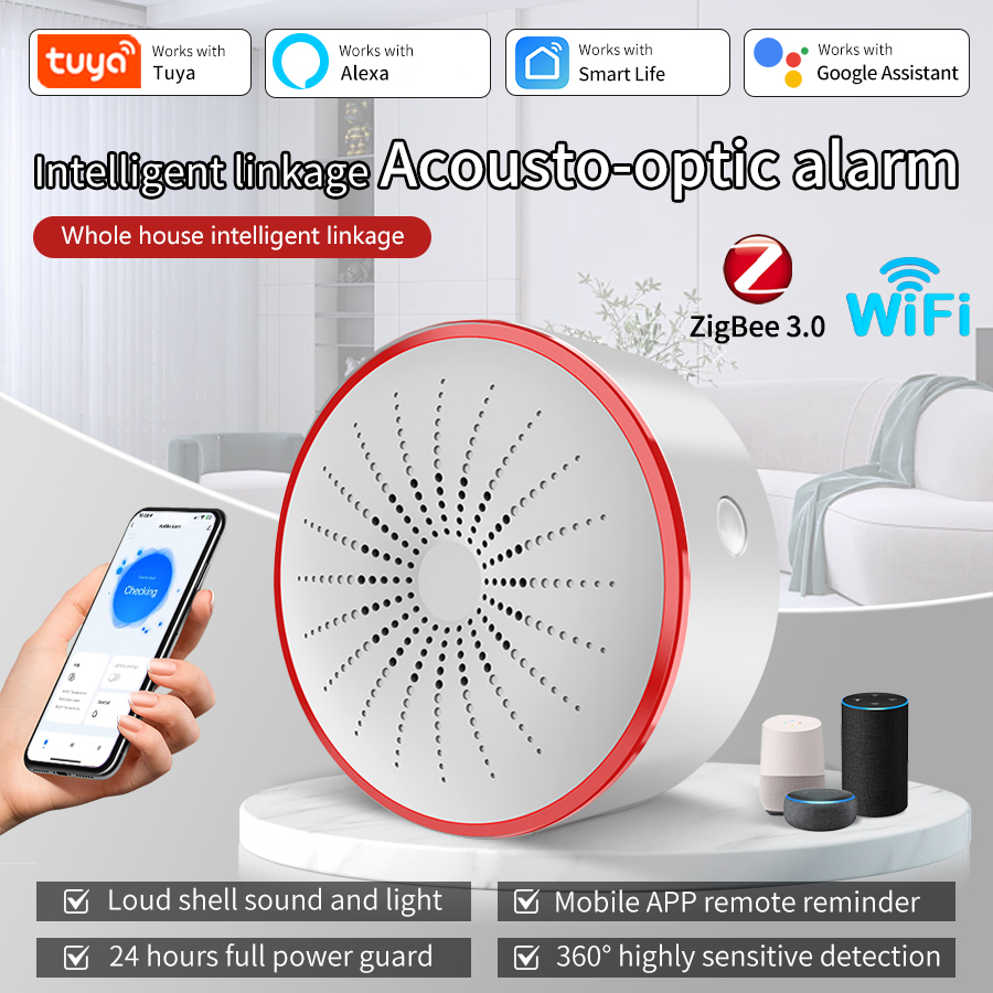 Tuya WiFi ZigBee Smart Alarm S - Home Security Equipment 评论和价格