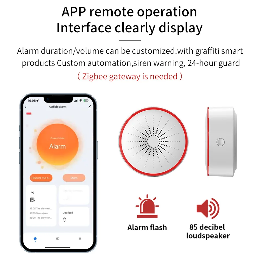 Tuya WiFi ZigBee Smart Alarm S - Home Security Equipment 评论和价格