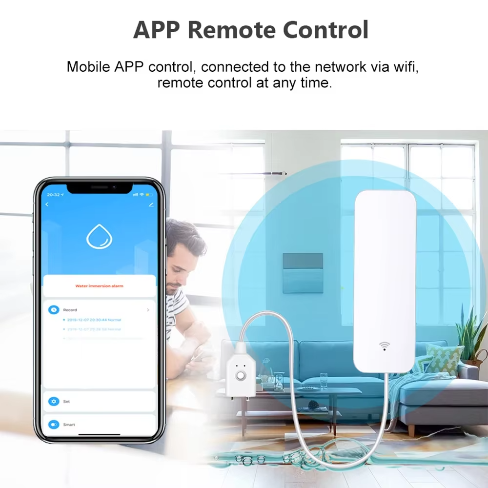 ZigBee WiFi Water Leak Sensor  - Home Security Tools 评论和价格
