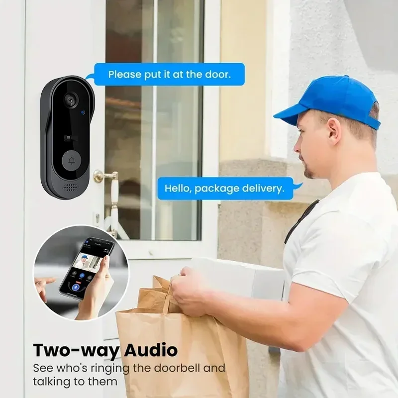Video HD Wireless Waterproof D - Home Security Doorbell Camera 评论和价格