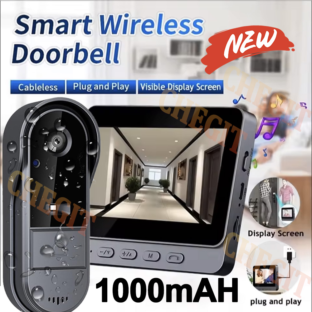 Wireless Wifi Doorbell Camera  - Home Security Doorbell Camera 评论和价格