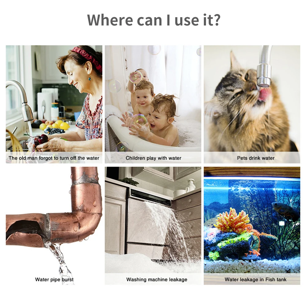 Tuya WiFi Zigbee Water Sensor  - Home Security Tools 评论和价格