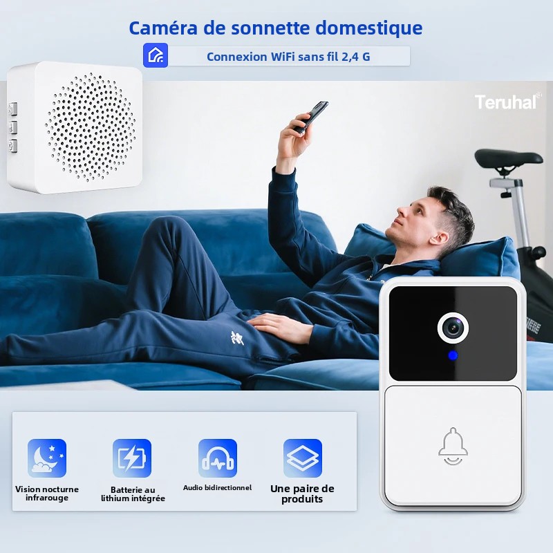 Wireless Doorbell Video Low Po - Home Security Doorbell Camera 评论和价格