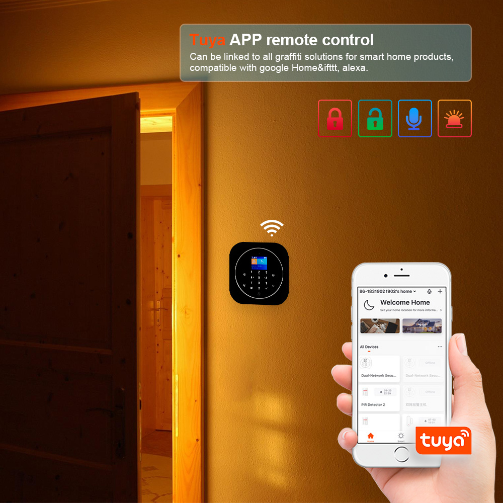 KERUI G12 Wireless Tuya Home A - Home Security System Installation 评论和价格