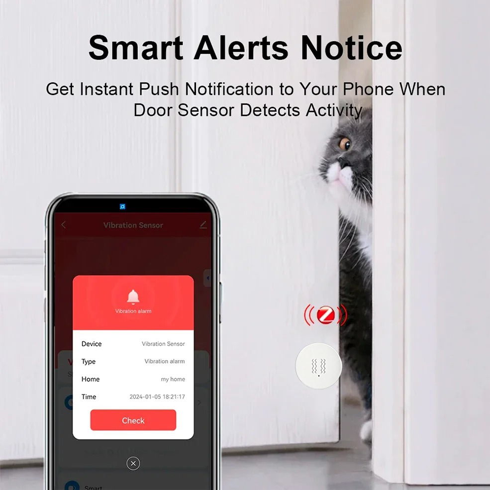 Tuya ZigBee Smart Vibration &  - Home Security Services 评论和价格