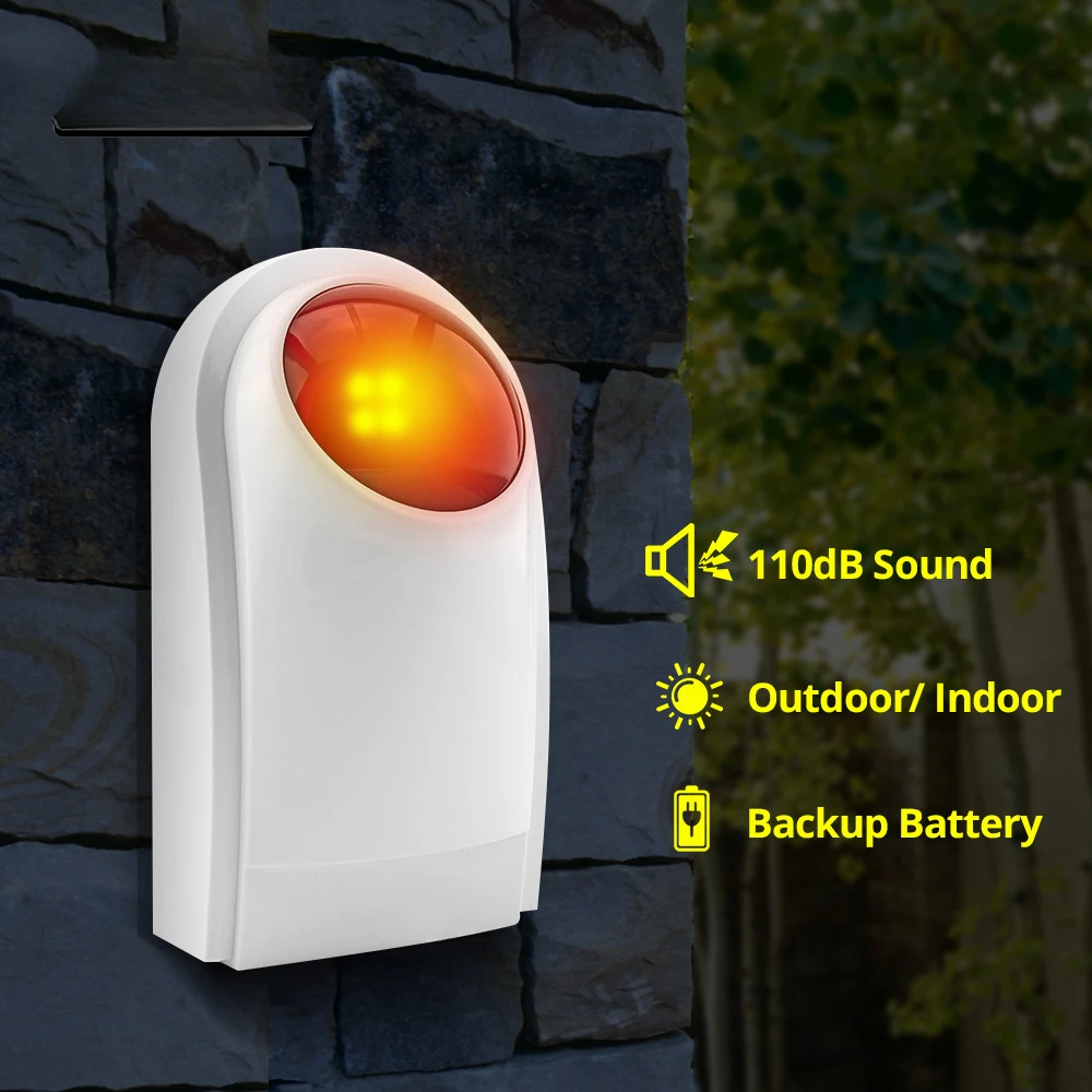 Flash Alarm Wireless Outdoor S - Home Security Equipment 评论和价格