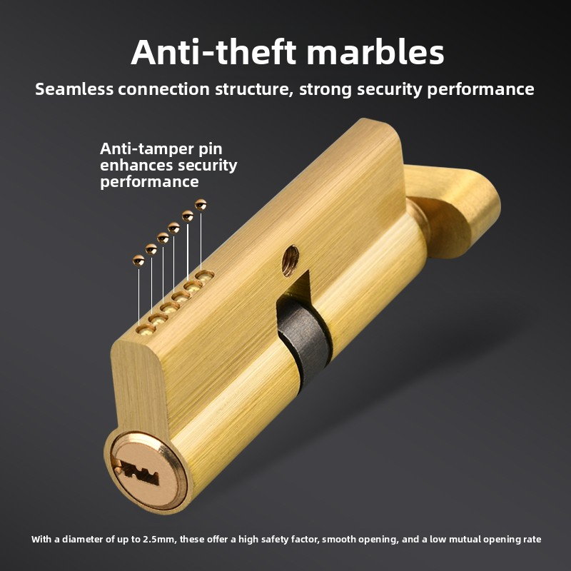 Door Cylinder Lock Biased 70mm - Home Security Services 评论和价格