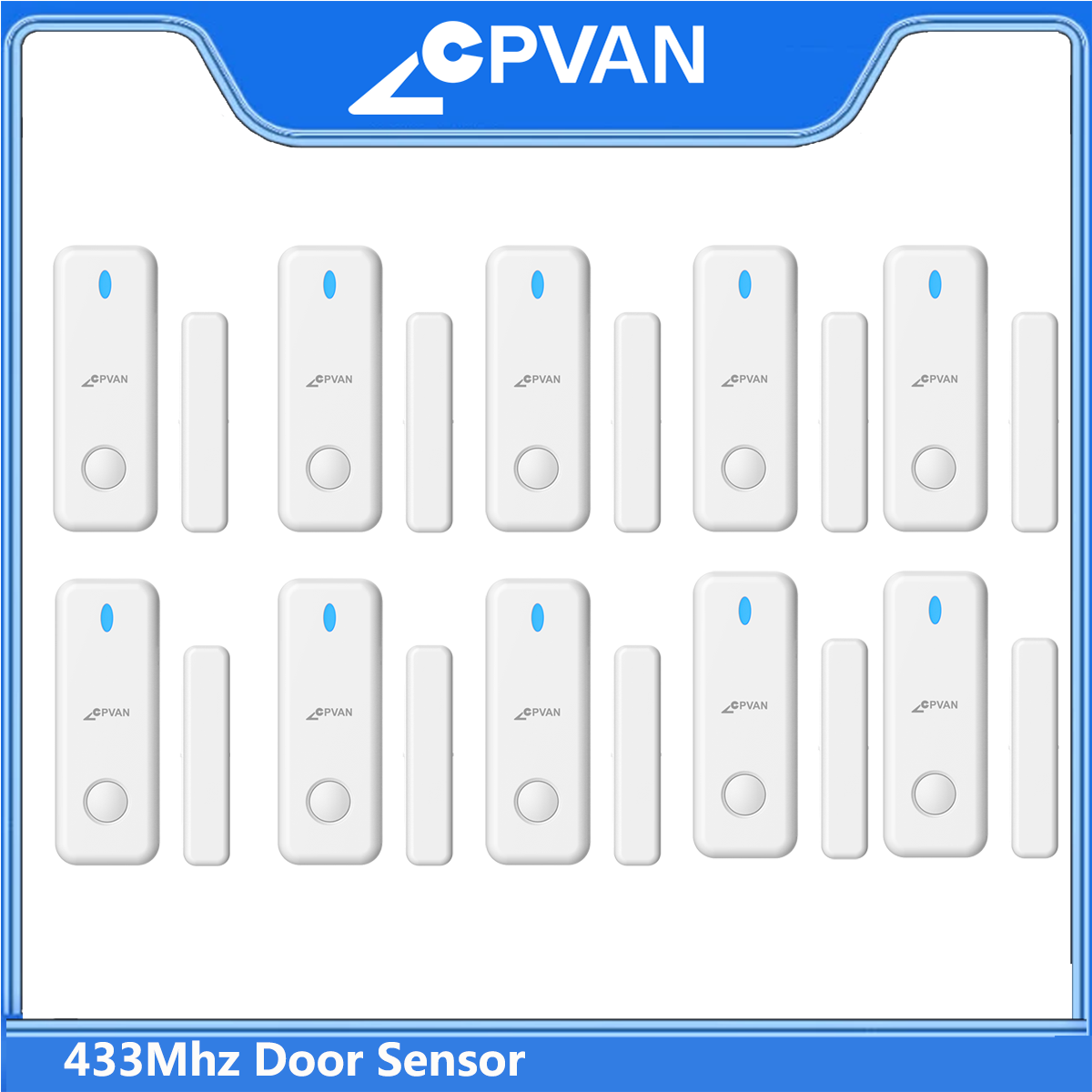 CPVAN Wireless 433MHz Door Sen - Home Security Equipment 评论和价格