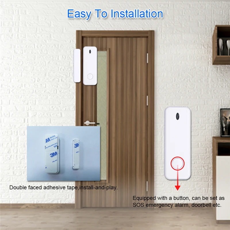 CPVAN Wireless 433MHz Door Sen - Home Security Equipment 评论和价格