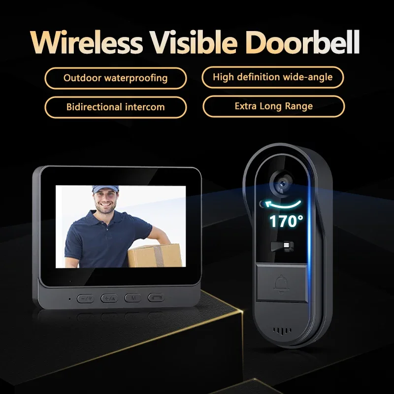 Wireless Intercom Doorbell Nig - Home Security Doorbell Camera 评论和价格