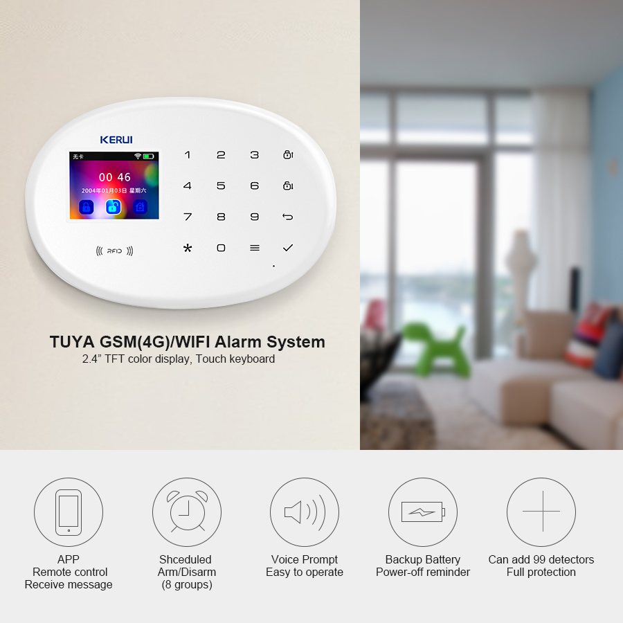 KERUI Home Security Protection - Home Security System Installation 评论和价格