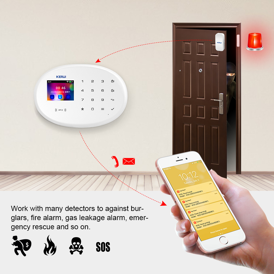 KERUI Home Security Protection - Home Security System Installation 评论和价格