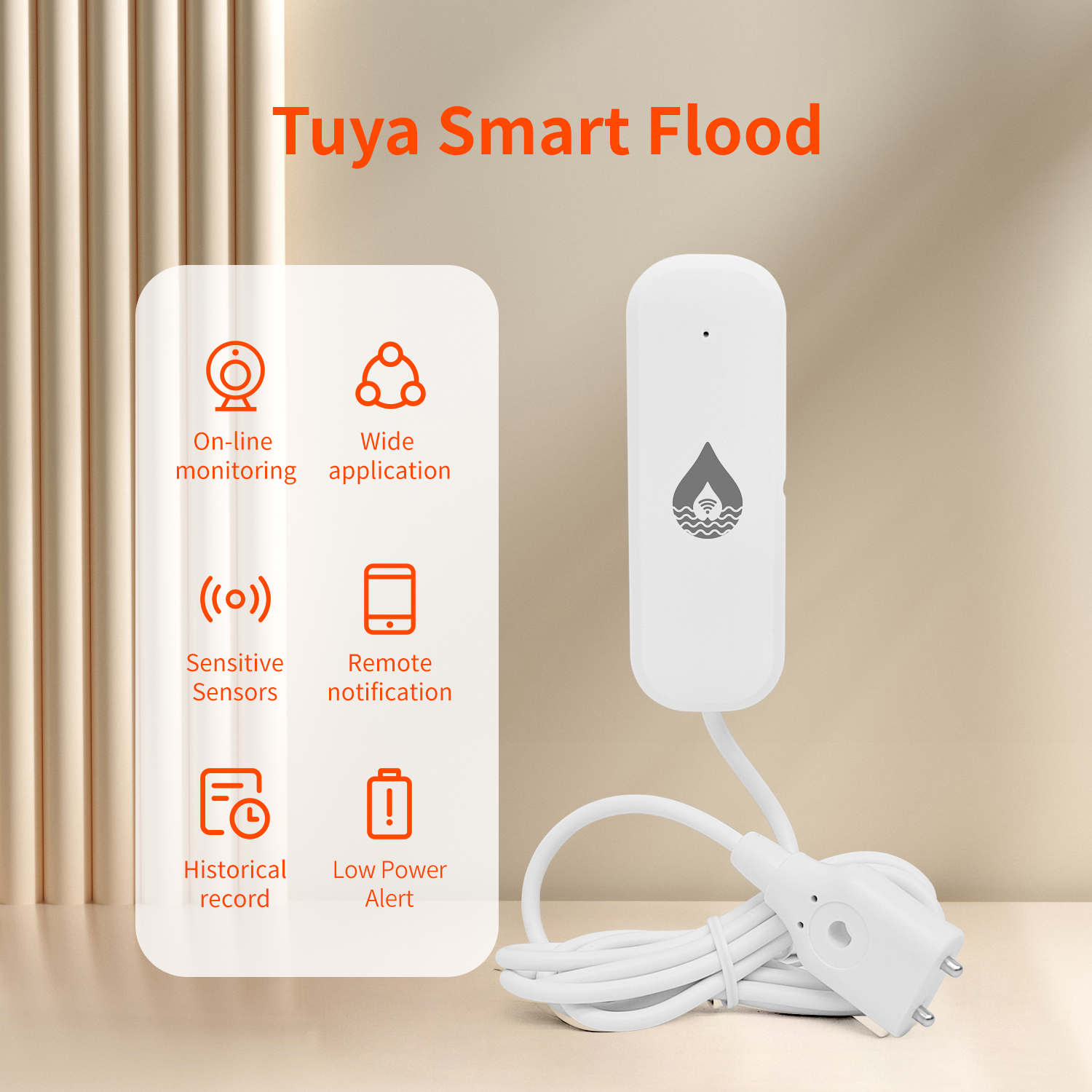 YFK Tuya WiFi Water Leakage Se - Home Security Tools 评论和价格