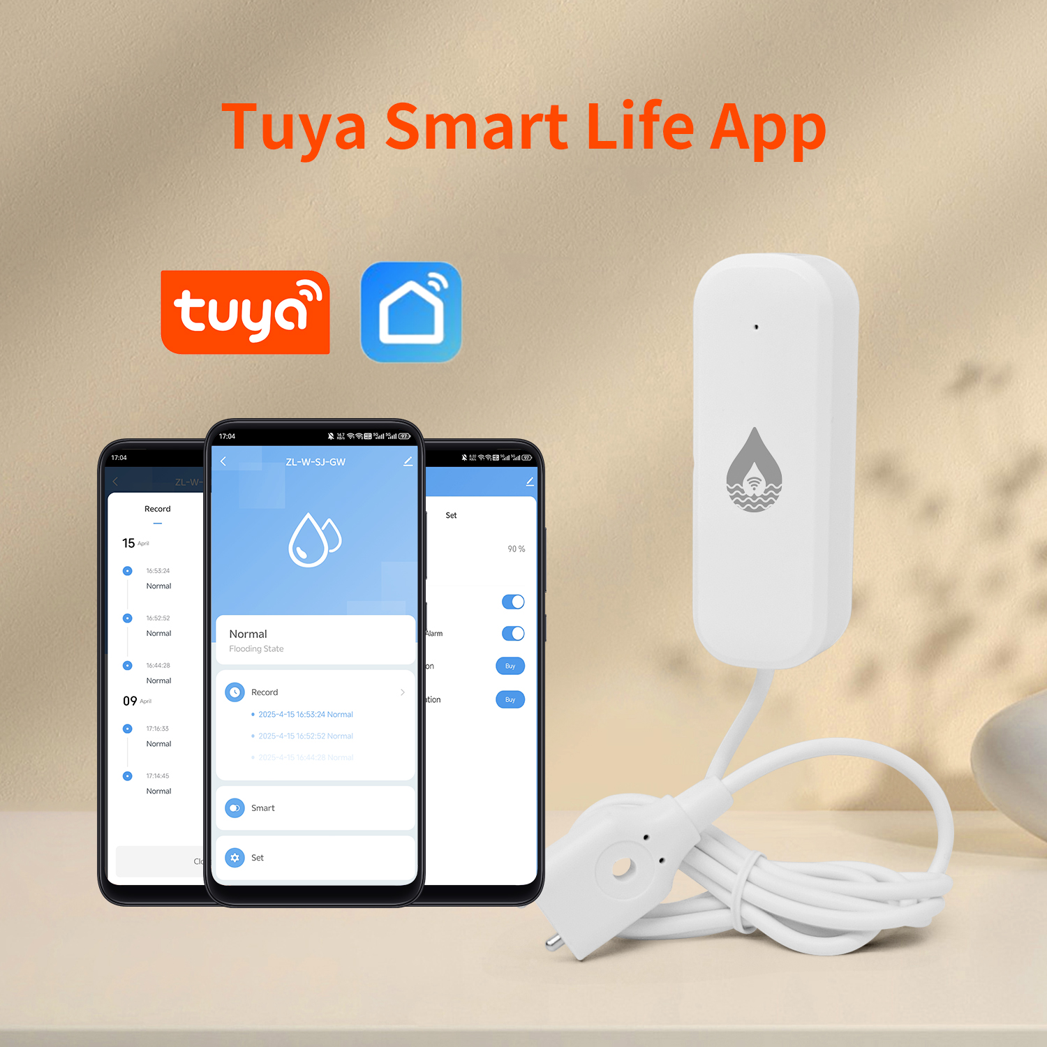 YFK Tuya WiFi Water Leakage Se - Home Security Tools 评论和价格