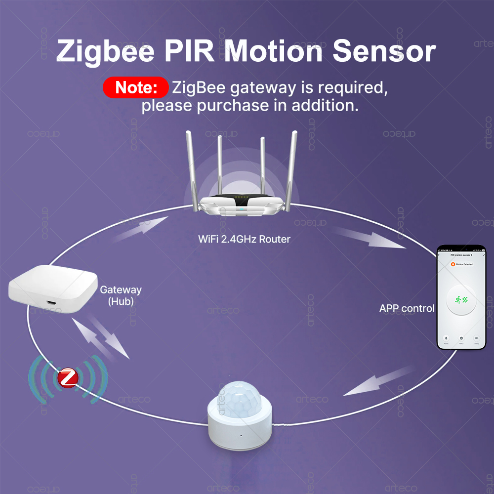 Zigbee 3.0 Mini PIR Motion Sen - Home Security Tools 评论和价格