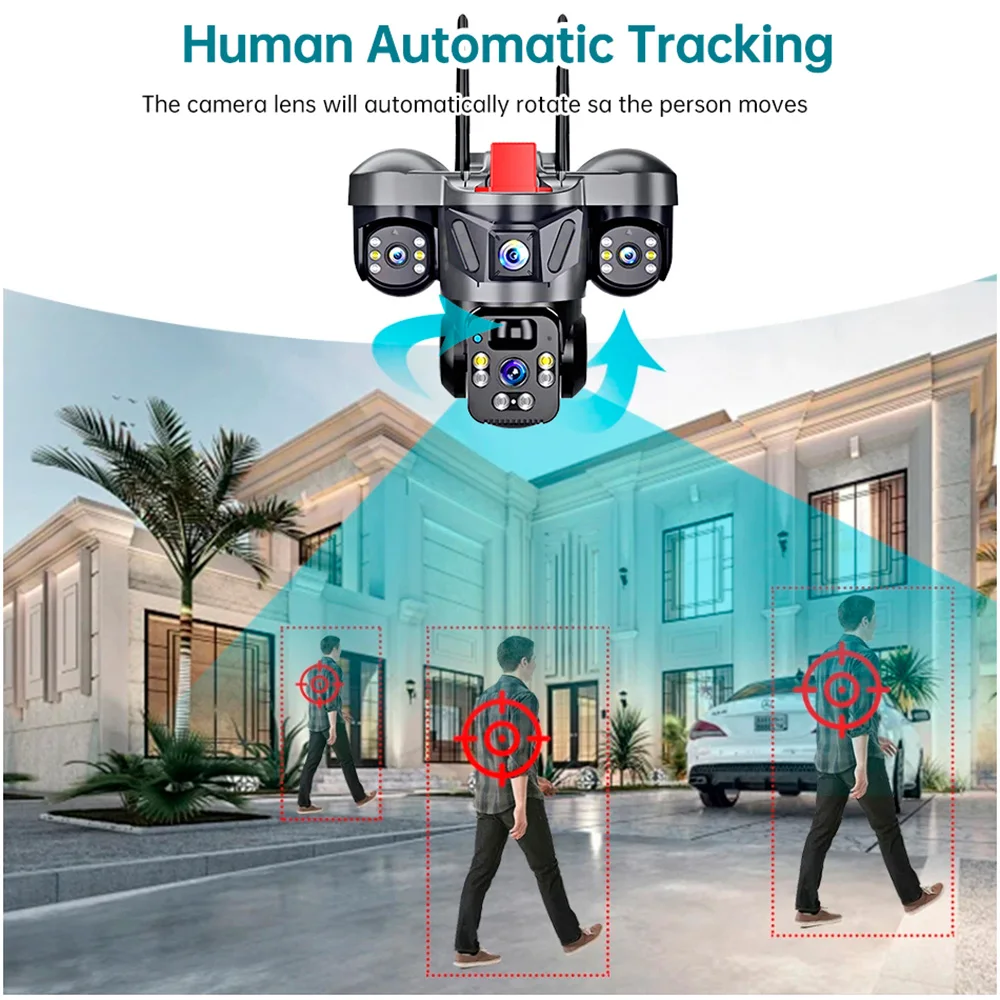 KERUI V380 Pro Outdoor PTZ 6MP - Home Security Services 评论和价格