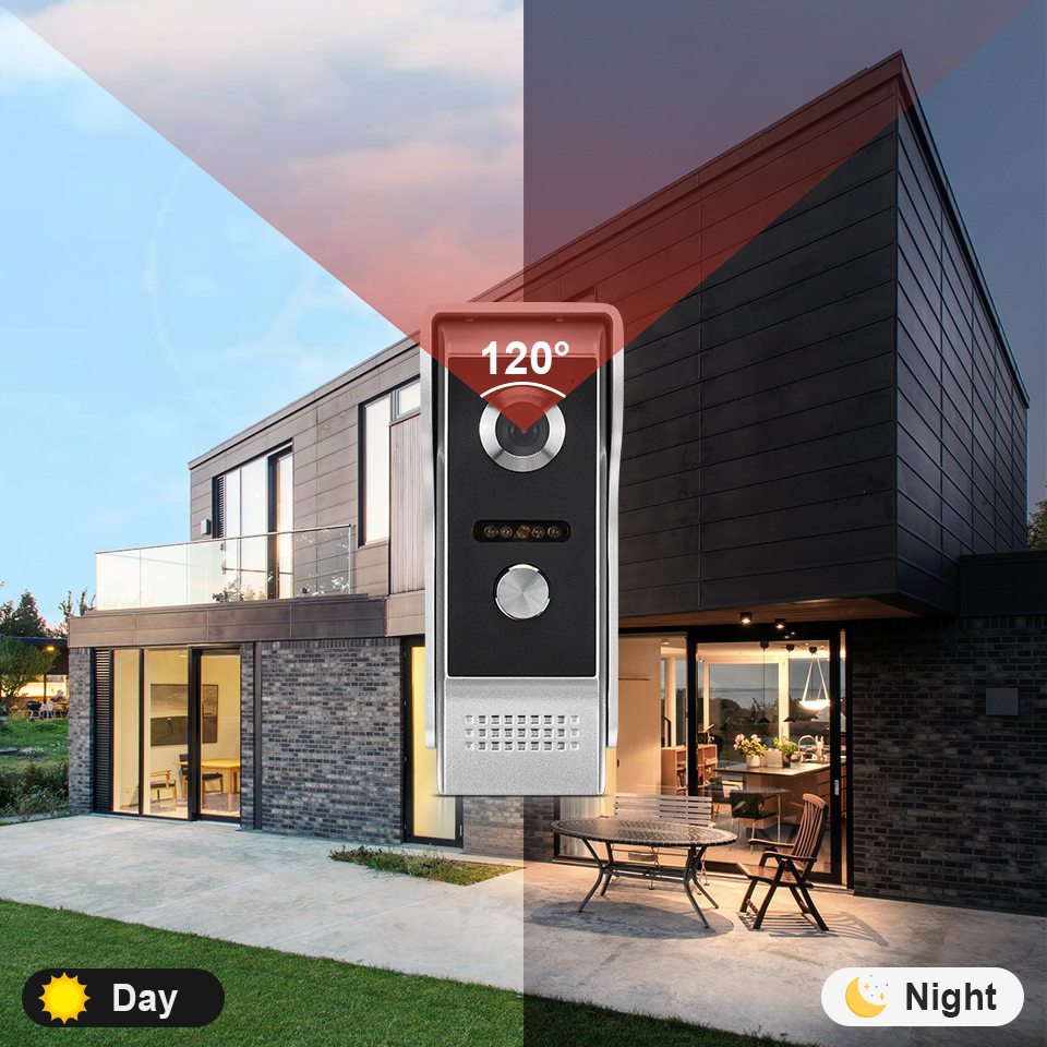 7Inch IPS Screen 2MP  Tuya Rem - Home Security Doorbell Camera 评论和价格