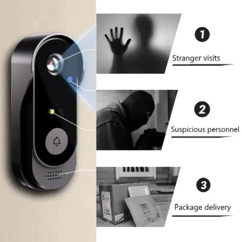 Tuya WIFI Camera Doorbell HD V - Home Security Doorbell Camera 评论和价格