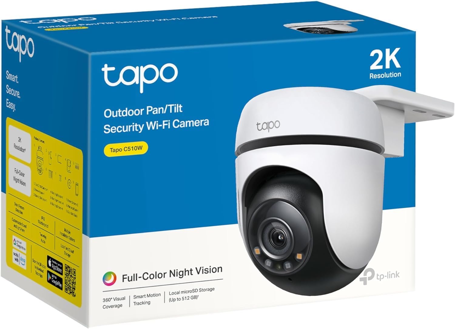 TP-Link 2K Outdoor Pan/Tilt Se - Home Security Tp Link 评论和价格