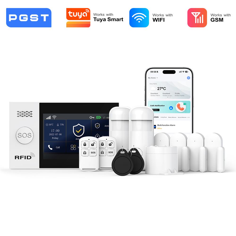 PGST 2G WiFi Alarm System Kit  - Home Security System Installation 评论和价格
