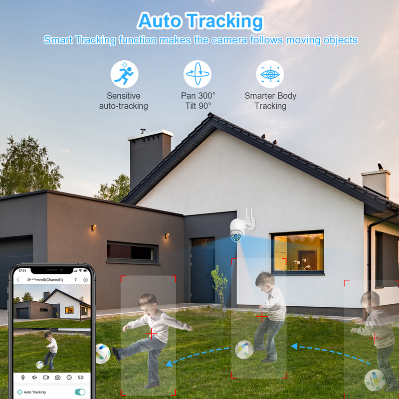 Smar 3MP Wireless CCTV Securit - Home Security Services 评论和价格