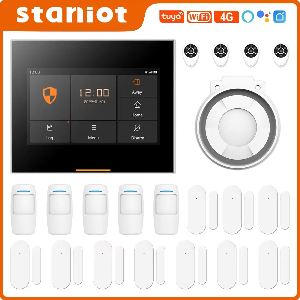 Staniot 433MHz Wireless Wifi 4 - Home Security System Installation 评论和价格
