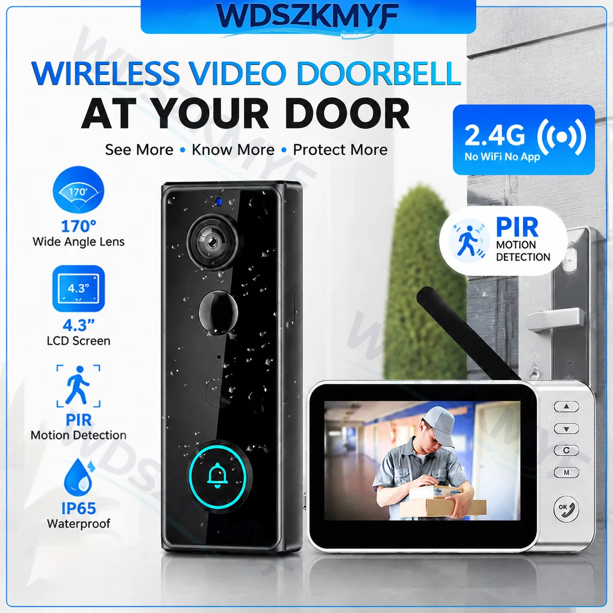 New Waterproof Wireless Doorbe - Home Security Doorbell Camera 评论和价格