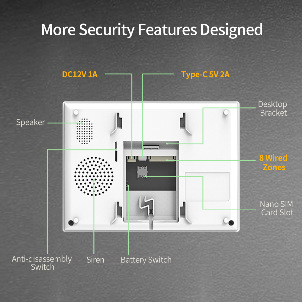 Staniot 7 inch HD Alarm System - Home Security System Installation 评论和价格