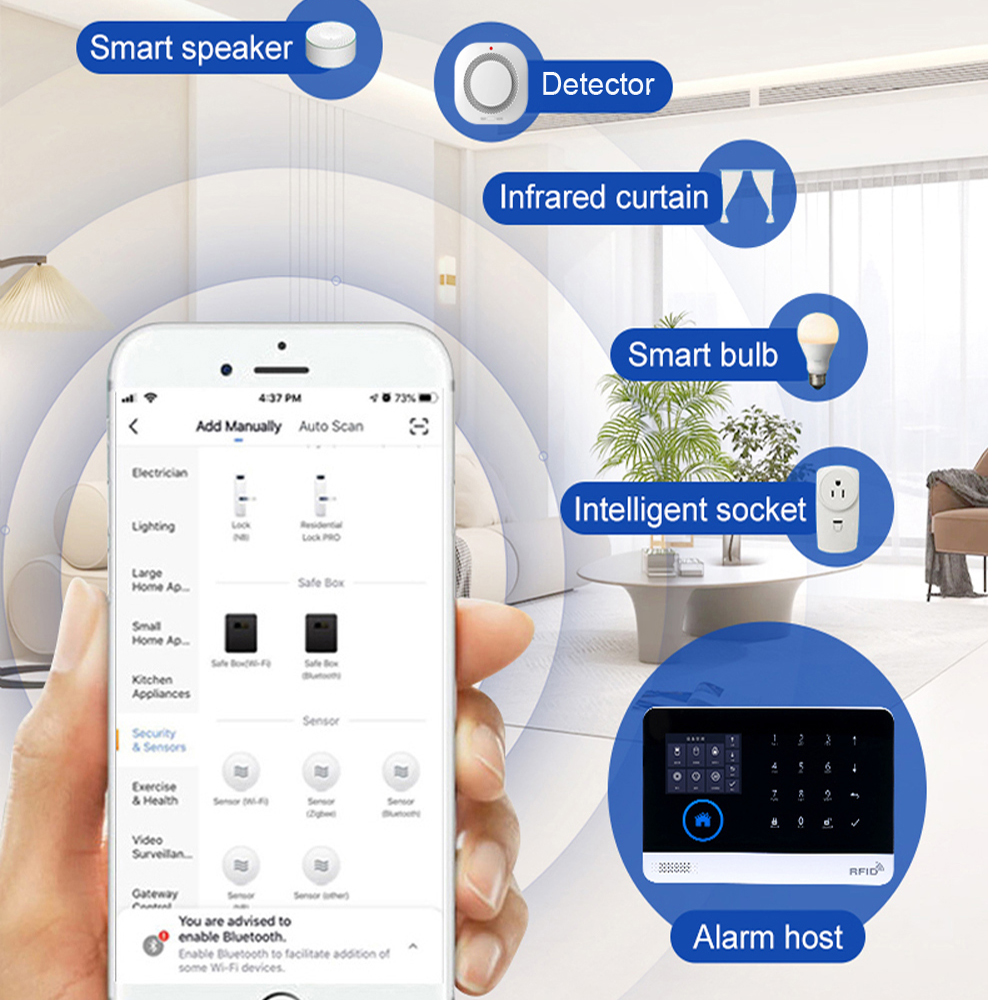 PGST 4G Tuya Smart Home Alarm  - Home Security System Installation 评论和价格