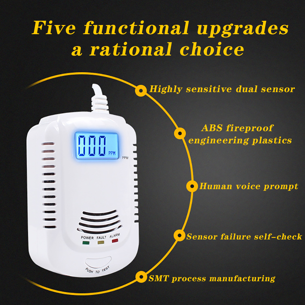 New CO Leak Detector 2-in-1 Ca - Home Security Tools 评论和价格